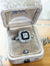Antique style old cut diamond and onyx ring