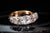 3CTW OLD MIXED ANTIQUE CUT DIAMOND FIVE STONE RING