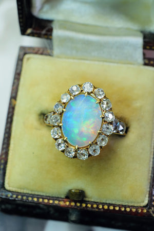 Victorian opal ring