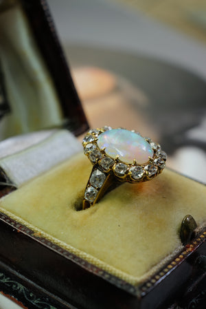 Victorian opal ring