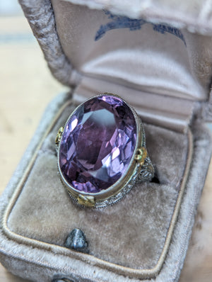 Vintage amethyst ring