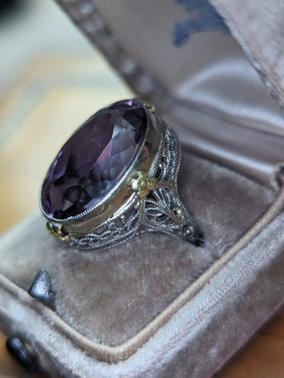 Vintage amethyst ring