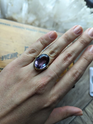 Vintage amethyst ring