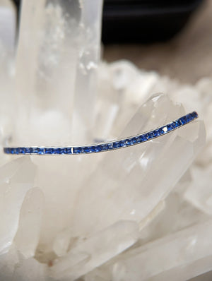 Sapphire line bracelet