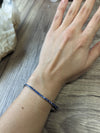 Sapphire line bracelet