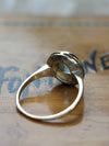 Vintage blue zircon ring