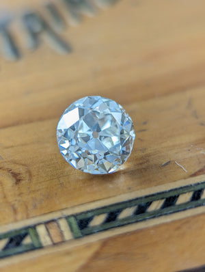 2.76 K vs2 old European cut diamond GIA certed