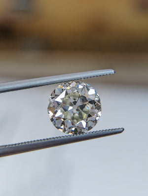 2.76 K vs2 old European cut diamond GIA certed