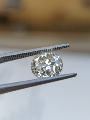 2.76 K vs2 old European cut diamond GIA certed