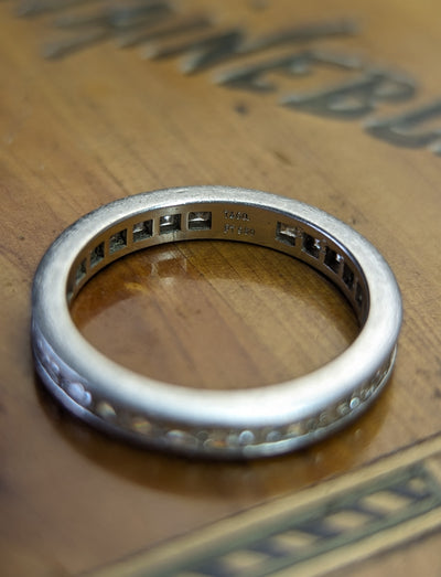 Tiffany & Co Carre cut eternity band size 7