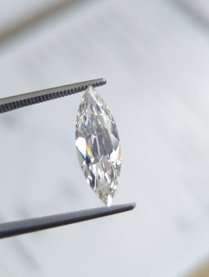 2.09ct Antique Marquis diamond GIA J VS1