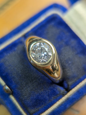 1.54ct IGI G vs2 18k gold ring