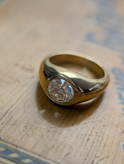 1.54ct IGI G vs2 18k gold ring