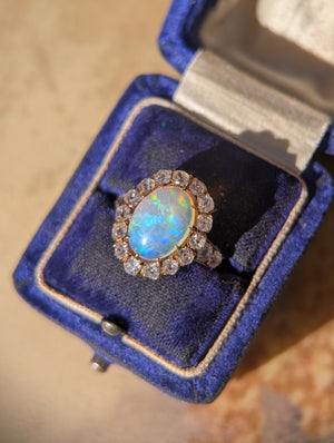 Victorian opal ring