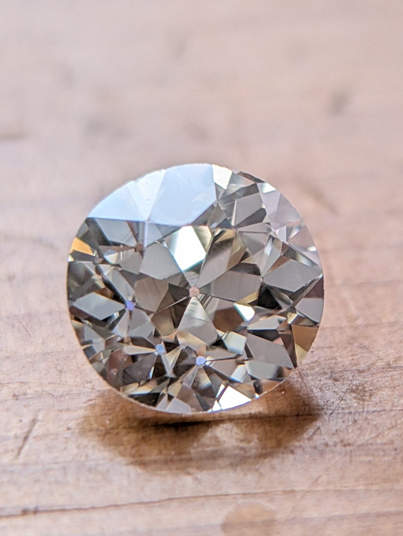 1.52ct N vs2 natural old European cut diamond