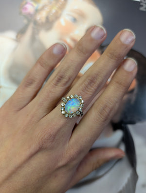 Victorian opal ring