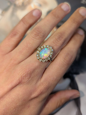 Victorian opal ring