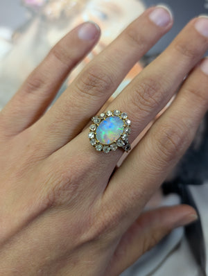 Victorian opal ring