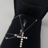 1/26CTW TIFFANY DIAMOND BEZEL SET CROSS RETIRED MODEL - SinCityFinds Jewelry