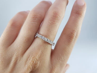 1.68CTW SHARED PRONG ETERNITY DIAMOND BAND SIZE 6.5 - SinCityFinds Jewelry