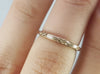 VINTAGE ETCHED  YELLOW GOLD BAND - SinCityFinds Jewelry