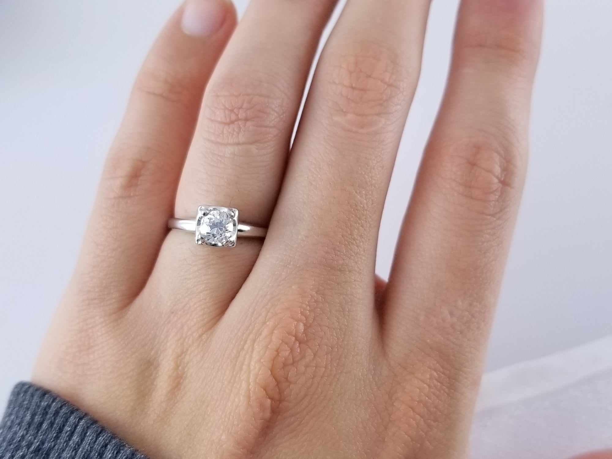 0.50CT GIA F VS2 LOOSE DIAMOND - SinCityFinds Jewelry