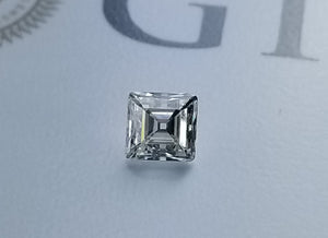 OLD CUT ASSCHER GIA 1.37 K VS1 - SinCityFinds Jewelry