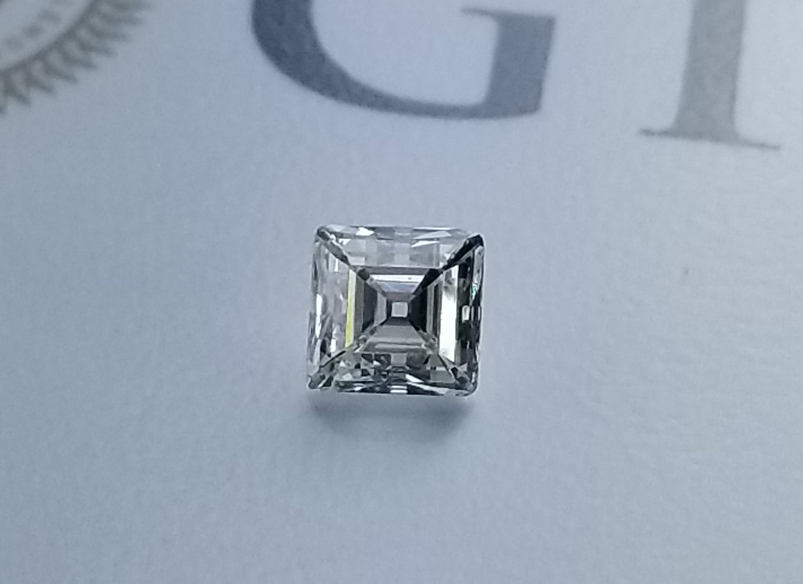 OLD CUT ASSCHER GIA 1.37 K VS1 - SinCityFinds Jewelry