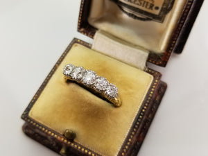 1.10CTW FIVE STONE DIAMOND BAND