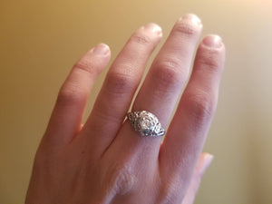 ART DECO OLD EUROPEAN CUT DIAMOND SOLITAIRE - SinCityFinds Jewelry