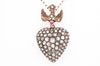 ROSE CUT DIAMOND PENDANT - SinCityFinds Jewelry