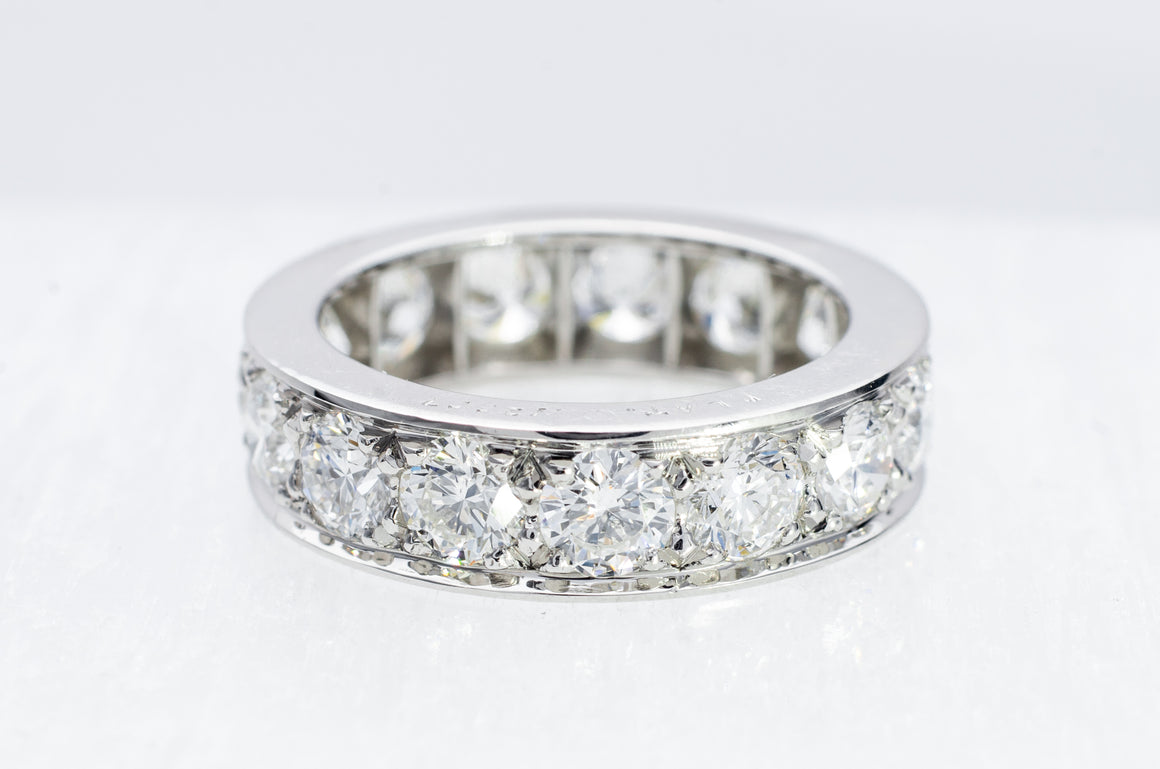 3.01CTW OSCAY HEYMAN ETERNITY BAND IN PLATINUM - SinCityFinds Jewelry