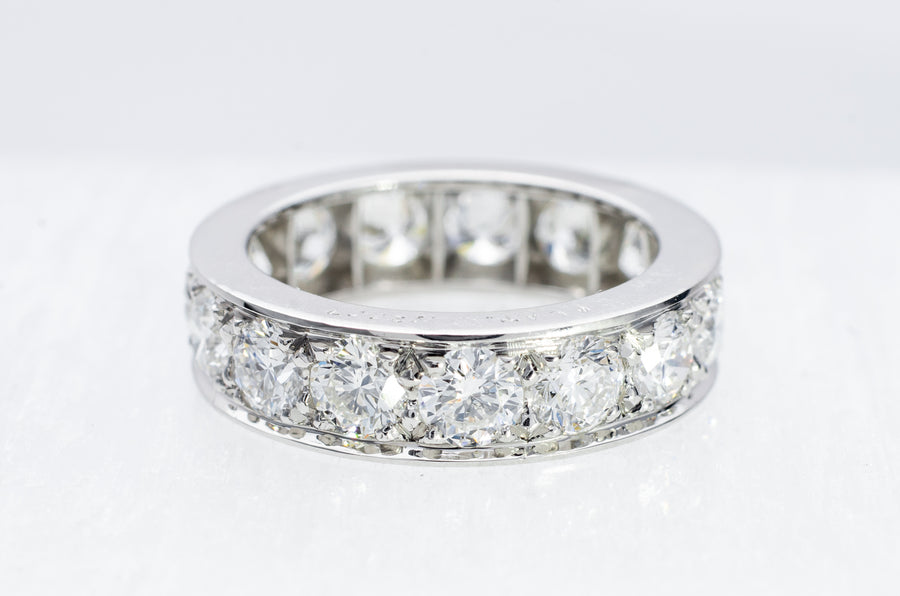 3.01CTW OSCAY HEYMAN ETERNITY BAND IN PLATINUM - SinCityFinds Jewelry