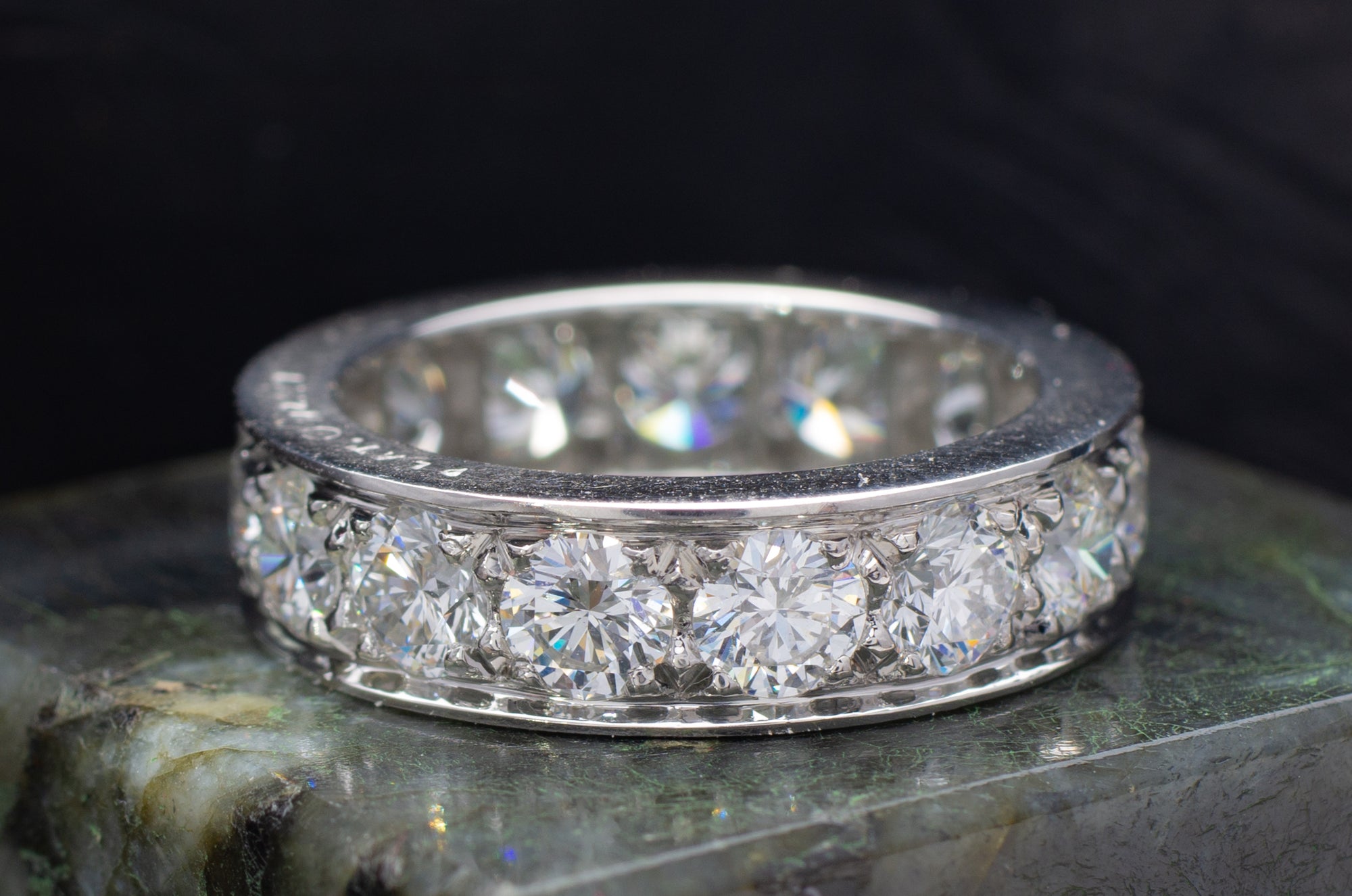 3.01CTW OSCAY HEYMAN ETERNITY BAND IN PLATINUM - SinCityFinds Jewelry