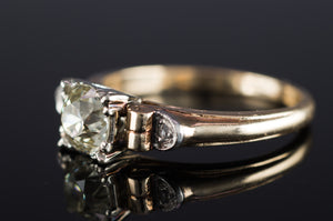 VINTAGE OLD EUROPEAN CUT DIAMOND RING - SinCityFinds Jewelry