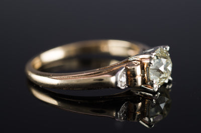 VINTAGE OLD EUROPEAN CUT DIAMOND RING - SinCityFinds Jewelry