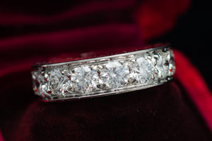 3.01CTW OSCAY HEYMAN ETERNITY BAND IN PLATINUM - SinCityFinds Jewelry