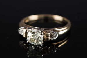 VINTAGE OLD EUROPEAN CUT DIAMOND RING - SinCityFinds Jewelry