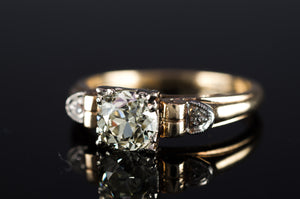 VINTAGE OLD EUROPEAN CUT DIAMOND RING - SinCityFinds Jewelry