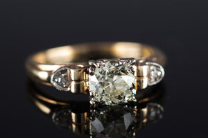 VINTAGE OLD EUROPEAN CUT DIAMOND RING - SinCityFinds Jewelry