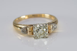 VINTAGE OLD EUROPEAN CUT DIAMOND RING - SinCityFinds Jewelry