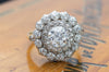 3CTW EDWARDIAN DOUBLE HALO OLD EUROPEAN CUT DIAMOND RING - SinCityFinds Jewelry