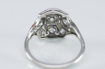 0.79CTW VINTAGE  OLD EUROPEAN CUT DIAMOND RING - SinCityFinds Jewelry