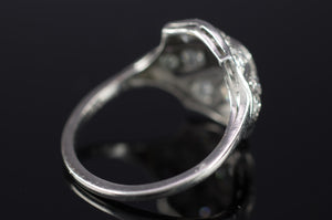 0.79CTW VINTAGE  OLD EUROPEAN CUT DIAMOND RING - SinCityFinds Jewelry