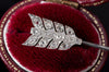 ANTIQUE ARROW JABOT PIN WITH ROSE CUT DIAMONDS - SinCityFinds Jewelry
