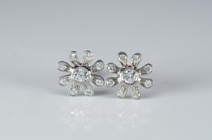 TIFFANY PALOMA PICASSO  DIAMOND EARRINGS - SinCityFinds Jewelry