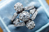 1.8CTW OLD CUT DIAMOND RING - SinCityFinds Jewelry