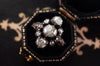 VERTICAL THREE STONE ROSE CUT DIAMOND RING - SinCityFinds Jewelry