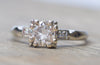 ANTIQUE OLD MINE CUT DIAMOND ENGAGEMENT RING - SinCityFinds Jewelry