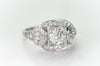 1.71CTW  OLD EUROPEAN AND MARQUIS CUT RING - SinCityFinds Jewelry